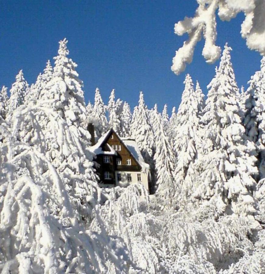 Pension Und Gaststaette Naturbaude Eschenhof Oberwiesenthal Dış mekan fotoğraf